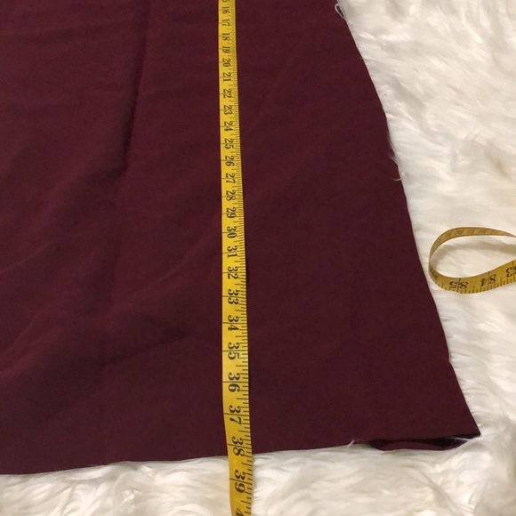 Talbots maroon short sleeve dress size 8 - Picture 3 of 7